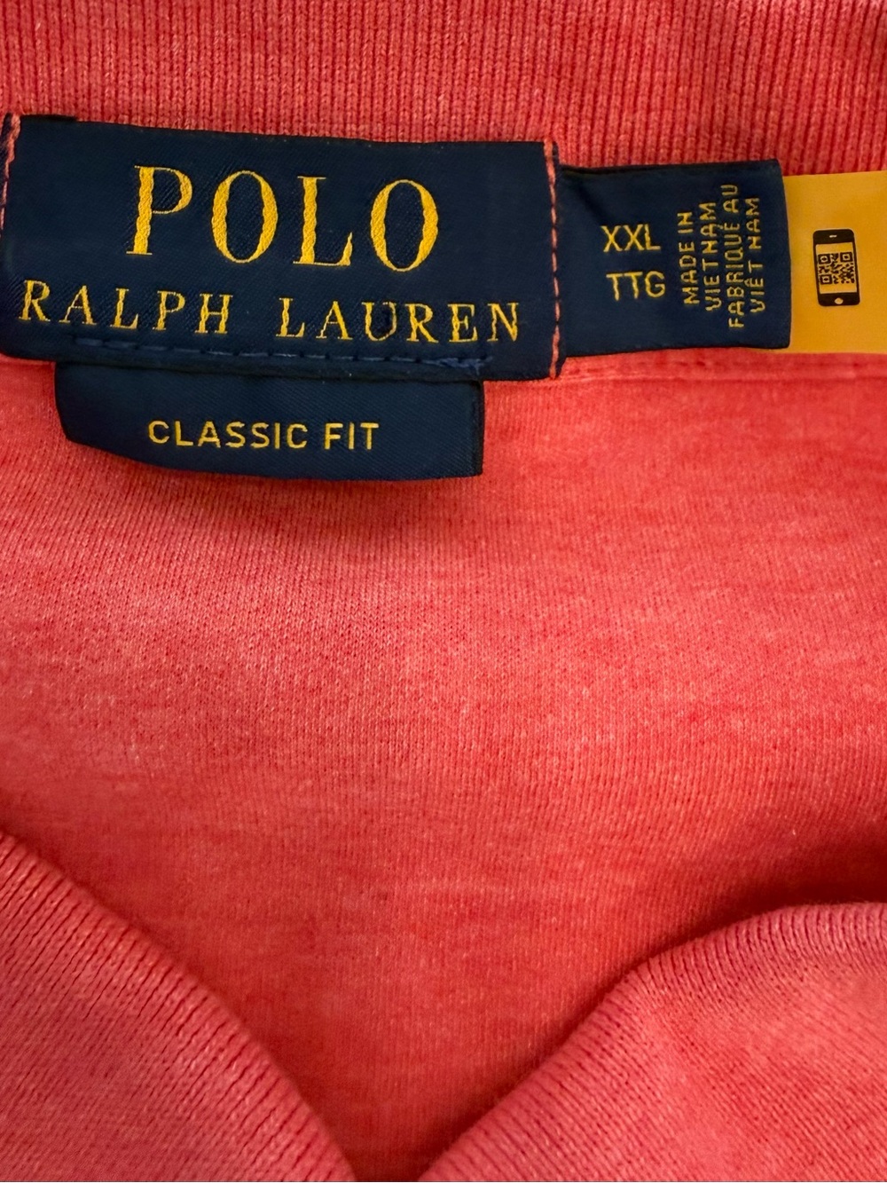 Polo by Ralph Lauren Men's Coral-Red Polo Shirt - Picture 4 of 6